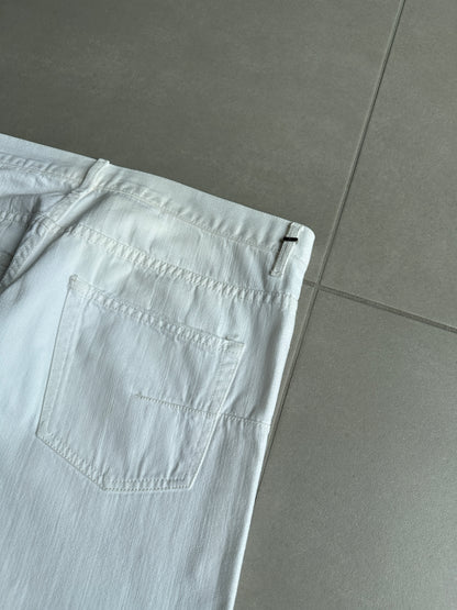 Dior Homme SS05 “BECK/Untitled” white whiskered denim