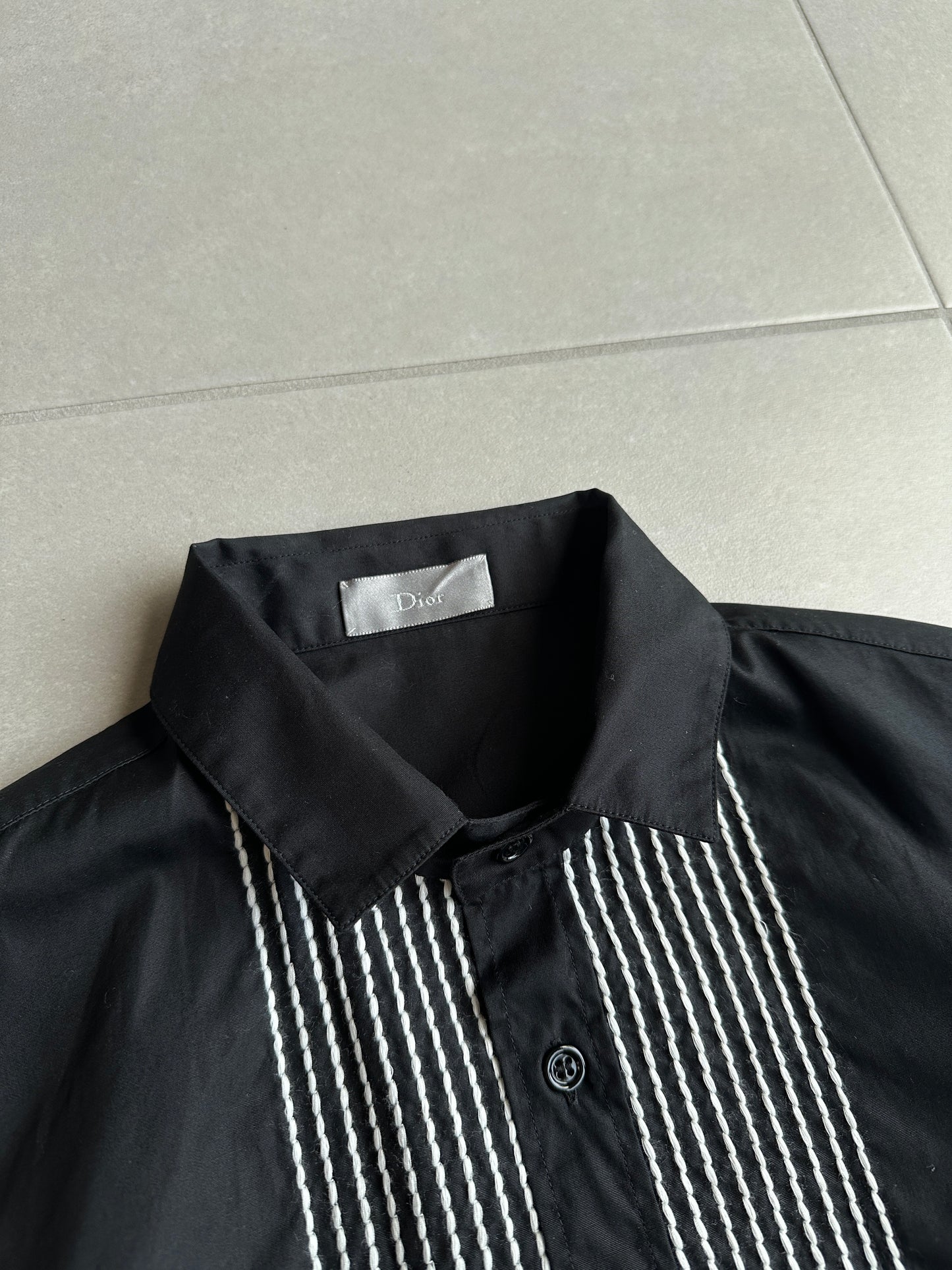 Dior Homme Dior Homme SS06 embroidered button up shirt