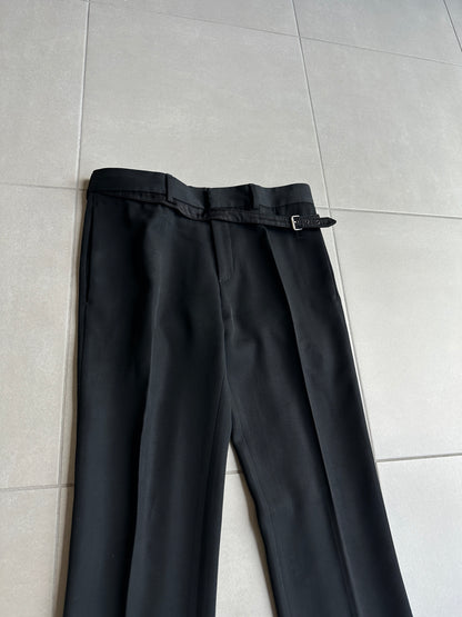 Dior Homme SS05 “BECK/Untitled” Sample belted wool trousers