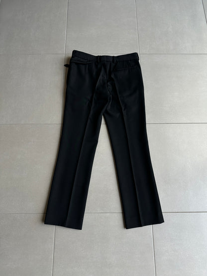 Dior Homme SS05 “BECK/Untitled” Sample belted wool trousers