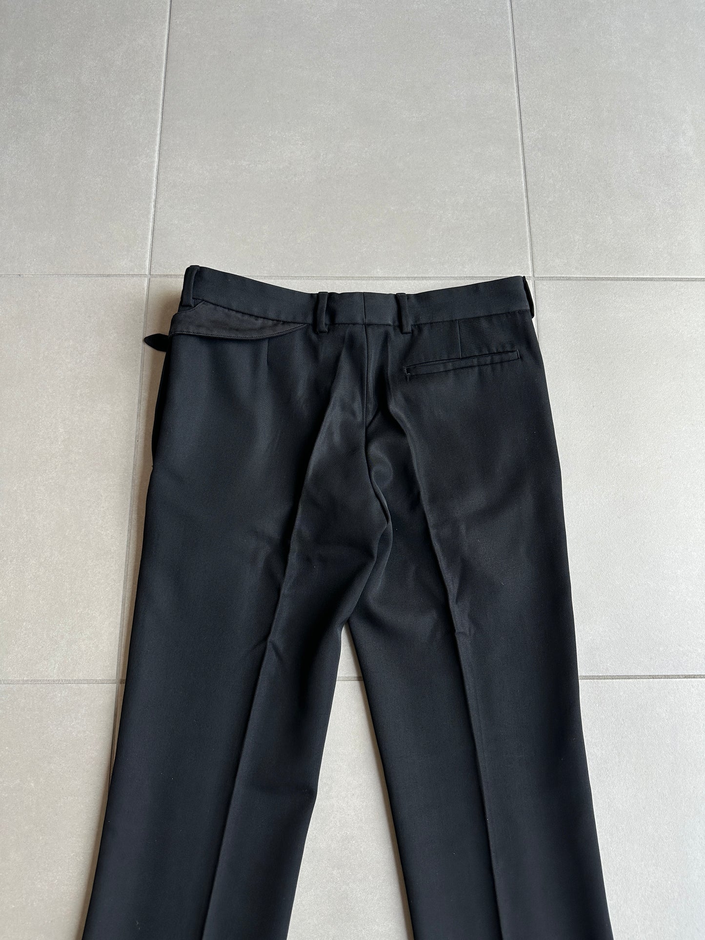Dior Homme SS05 “BECK/Untitled” Sample belted wool trousers