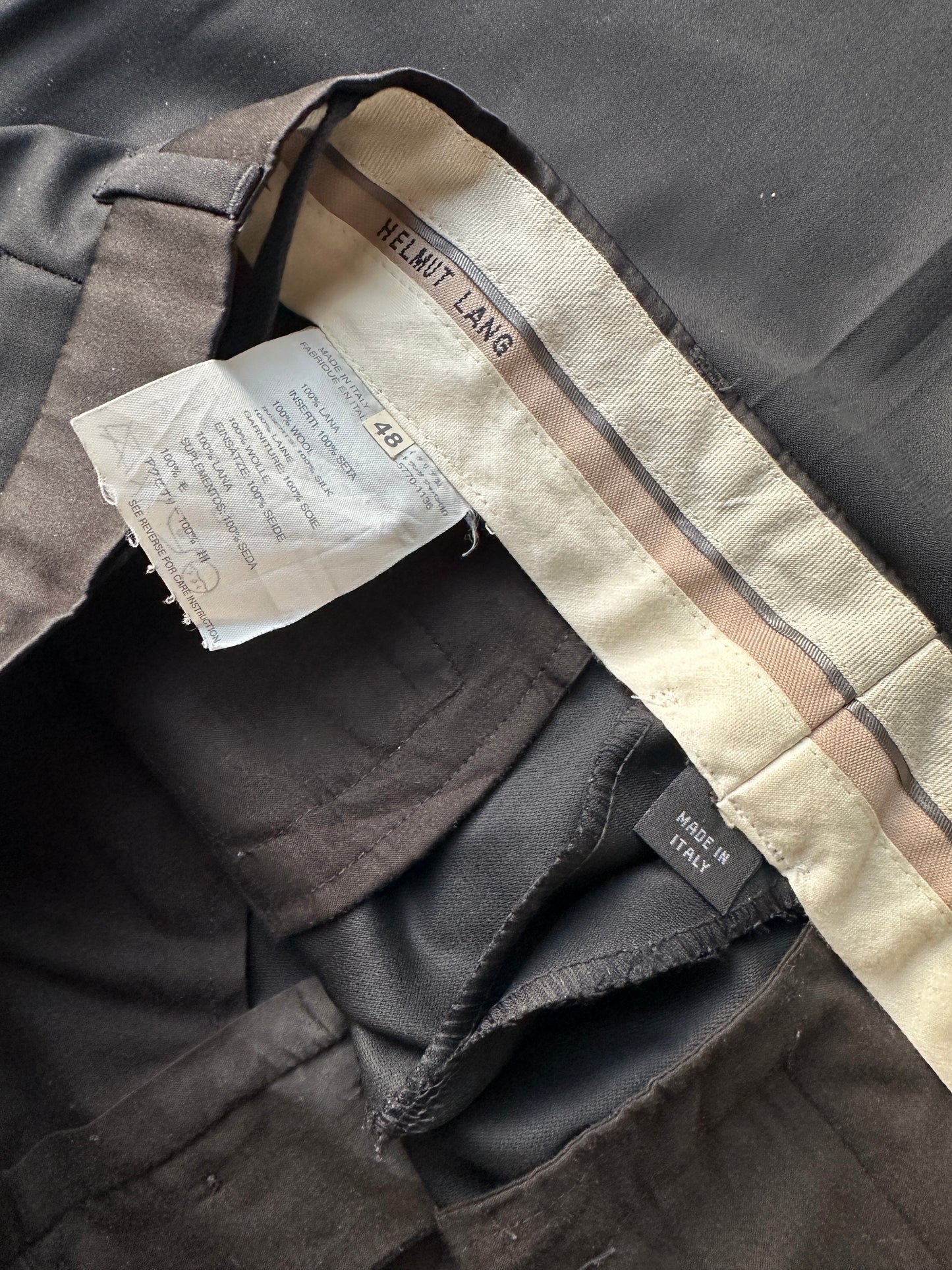 Helmut Lang Circa 2000 wool/silk blend slacks