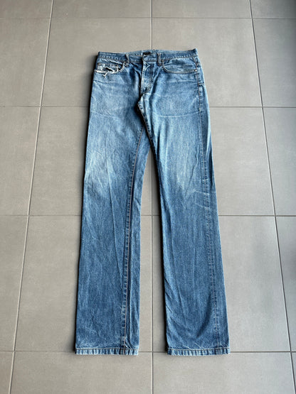 ディオール オム SS06 ウォッシュドブルーデニム