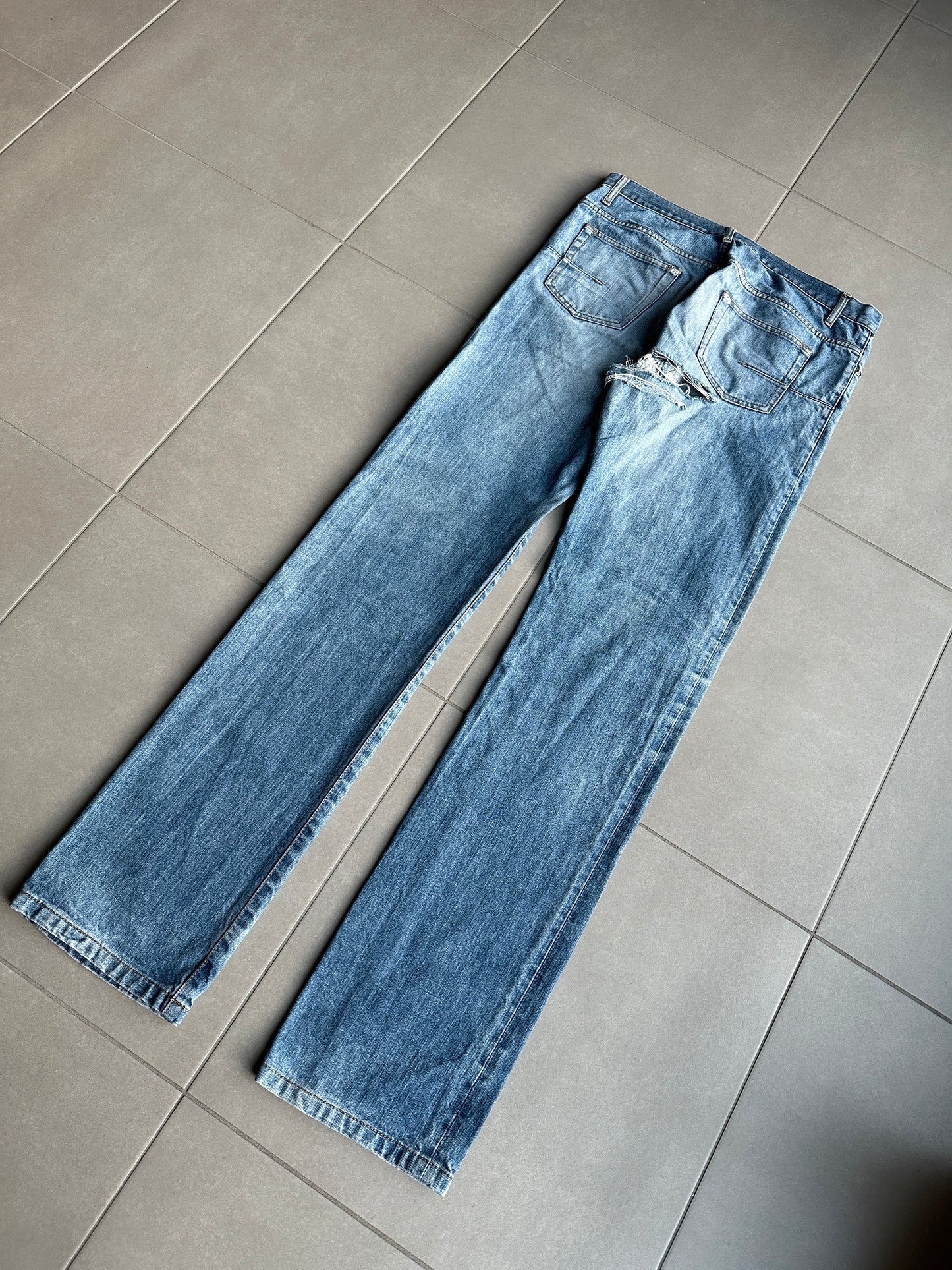 ディオール オム SS06 ウォッシュドブルーデニム