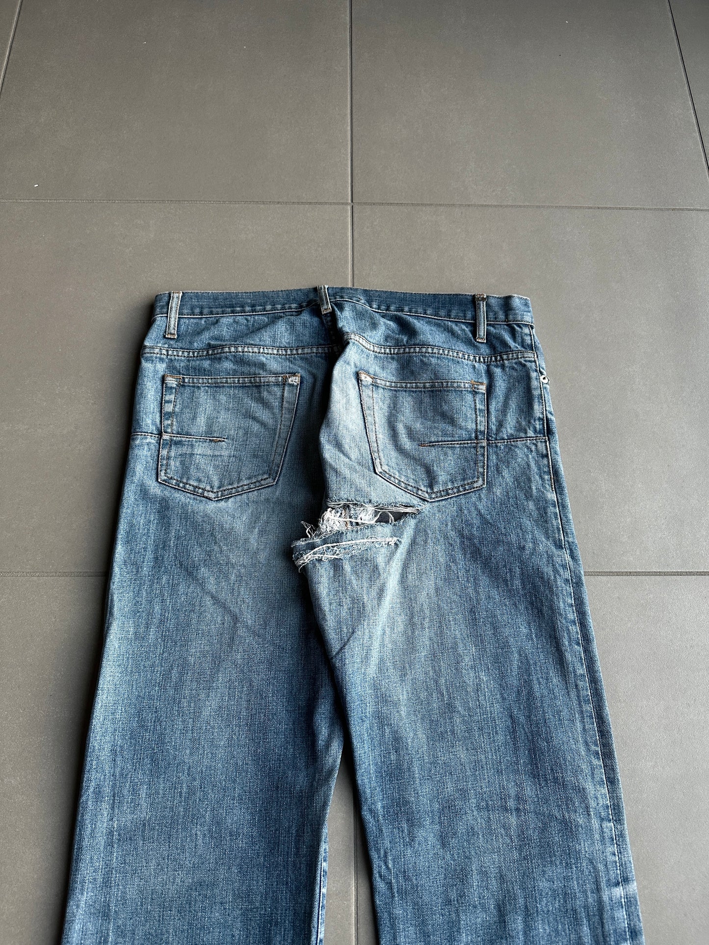 ディオール オム SS06 ウォッシュドブルーデニム