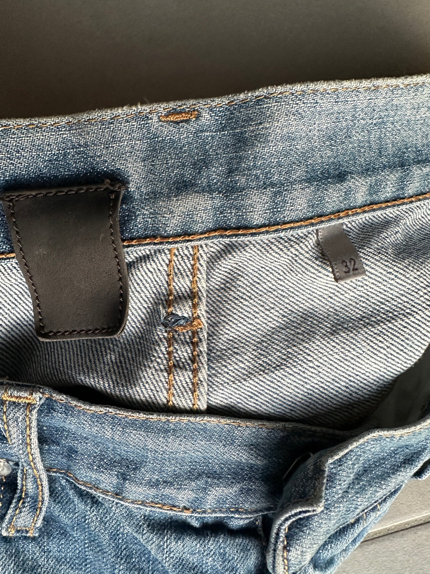 ディオール オム SS06 ウォッシュドブルーデニム