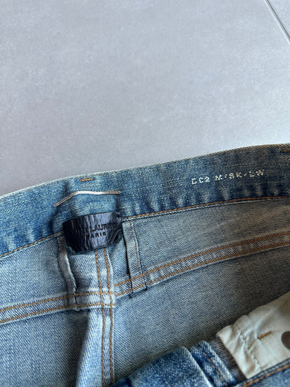 Saint Laurent Paris AW2015 Crash Denim