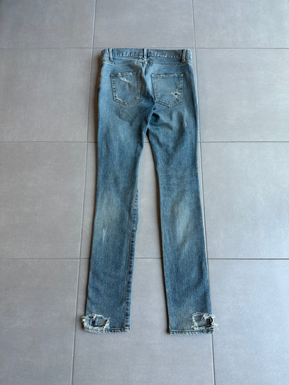 Saint Laurent Paris AW2015 Crash Denim
