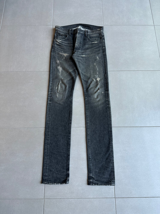 Balmain Homme SS11 whiskered repair denim