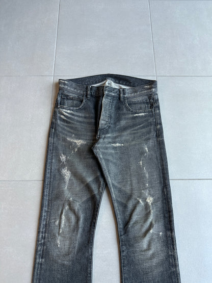Balmain Homme SS11 whiskered repair denim