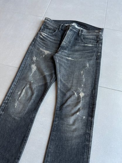 Balmain Homme SS11 whiskered repair denim