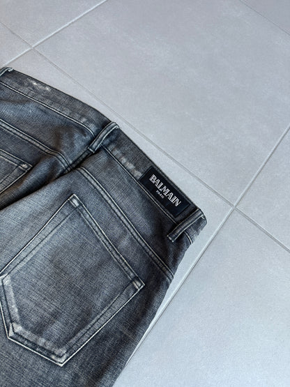 Balmain Homme SS11 whiskered repair denim