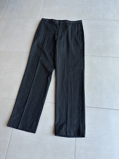 Dior Homme AW06 "These grey days" pinstripe wool slacks