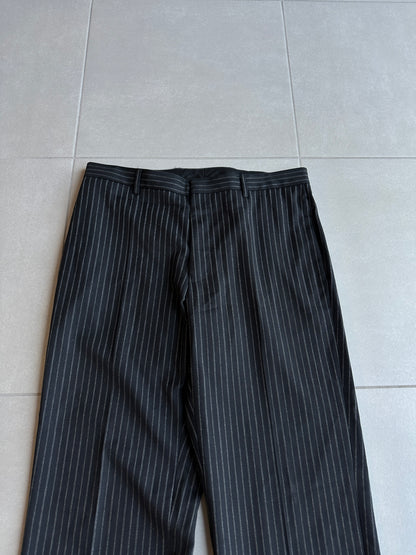 Dior Homme AW06 "These grey days" pinstripe wool slacks