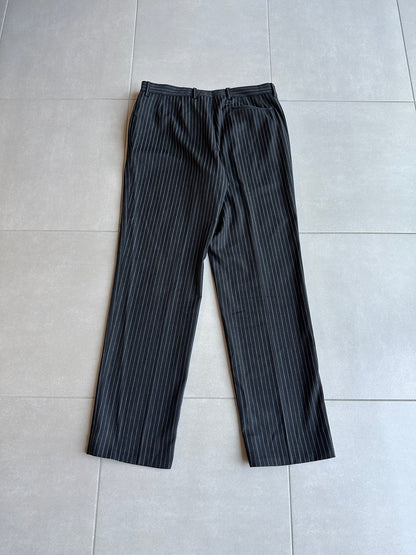 Dior Homme AW06 "These grey days" pinstripe wool slacks