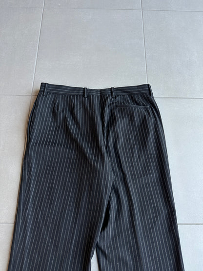Dior Homme AW06 "These grey days" pinstripe wool slacks