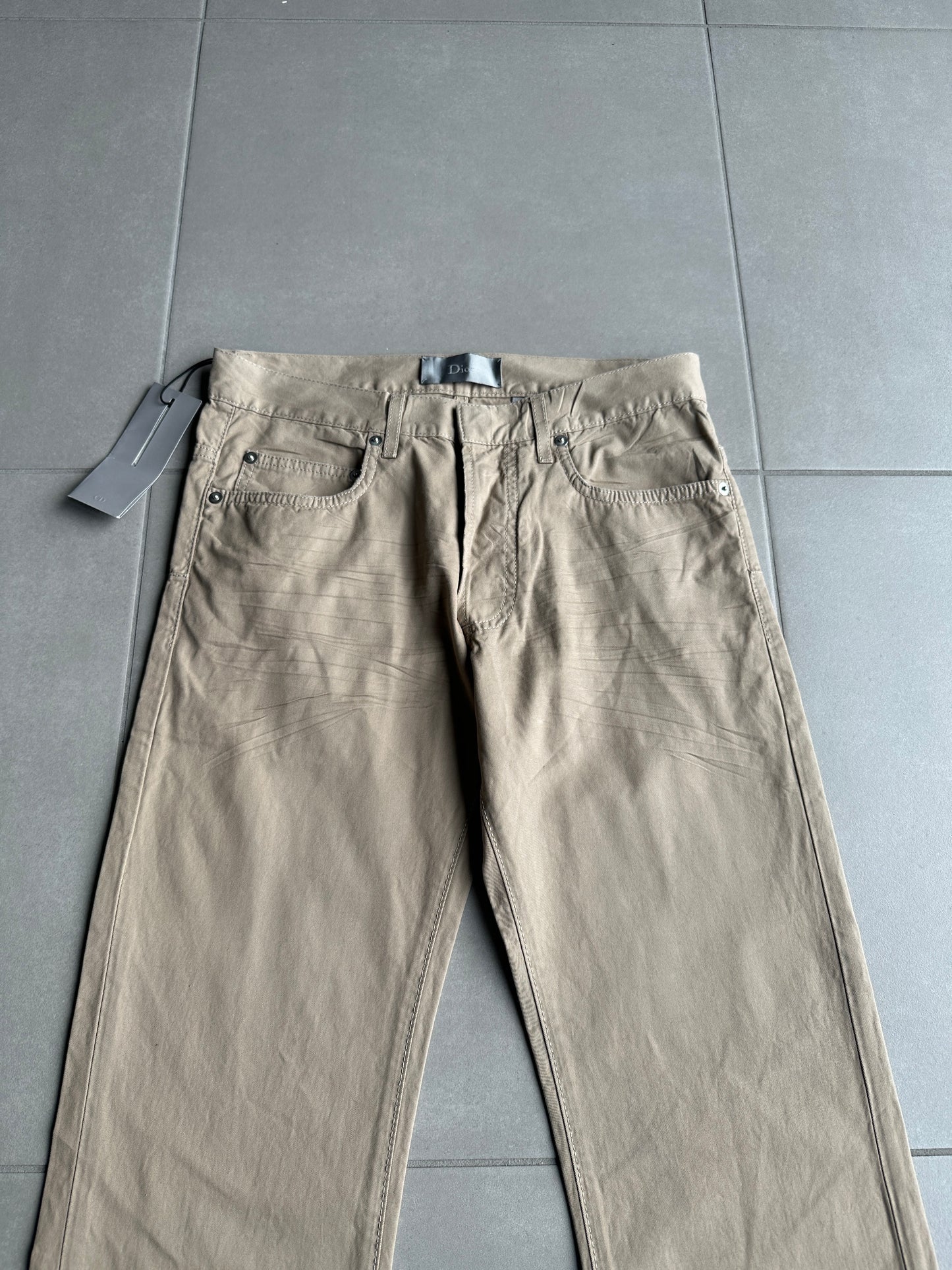 Dior Homme SS07 "We Look Good Together" whiskered trousers