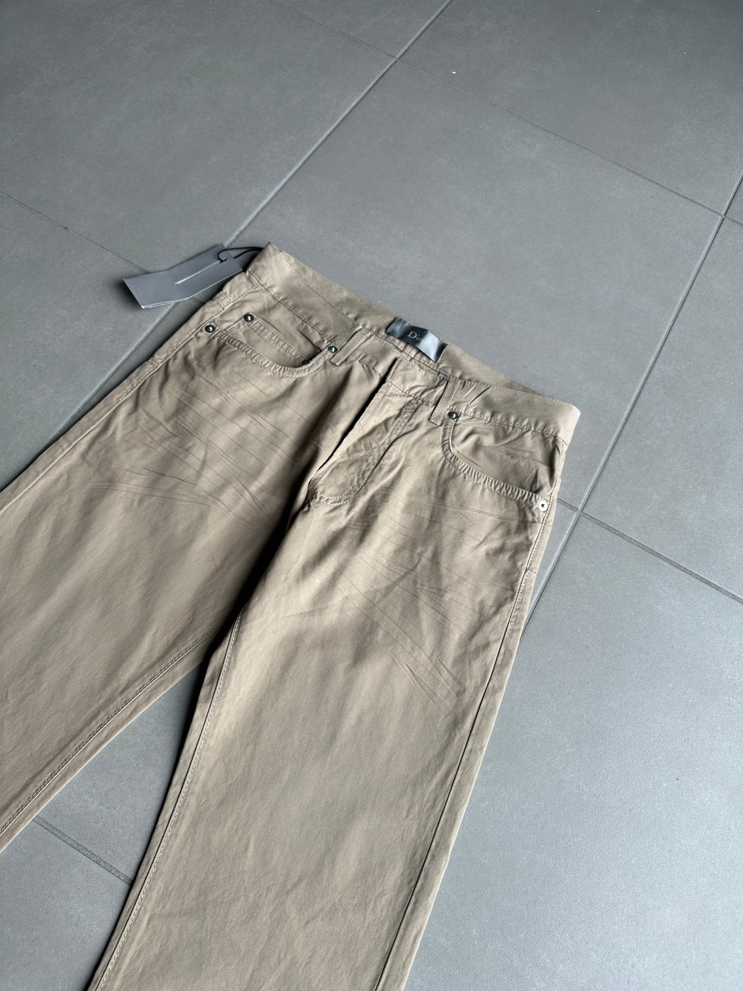 Dior Homme SS07 "We Look Good Together" whiskered trousers