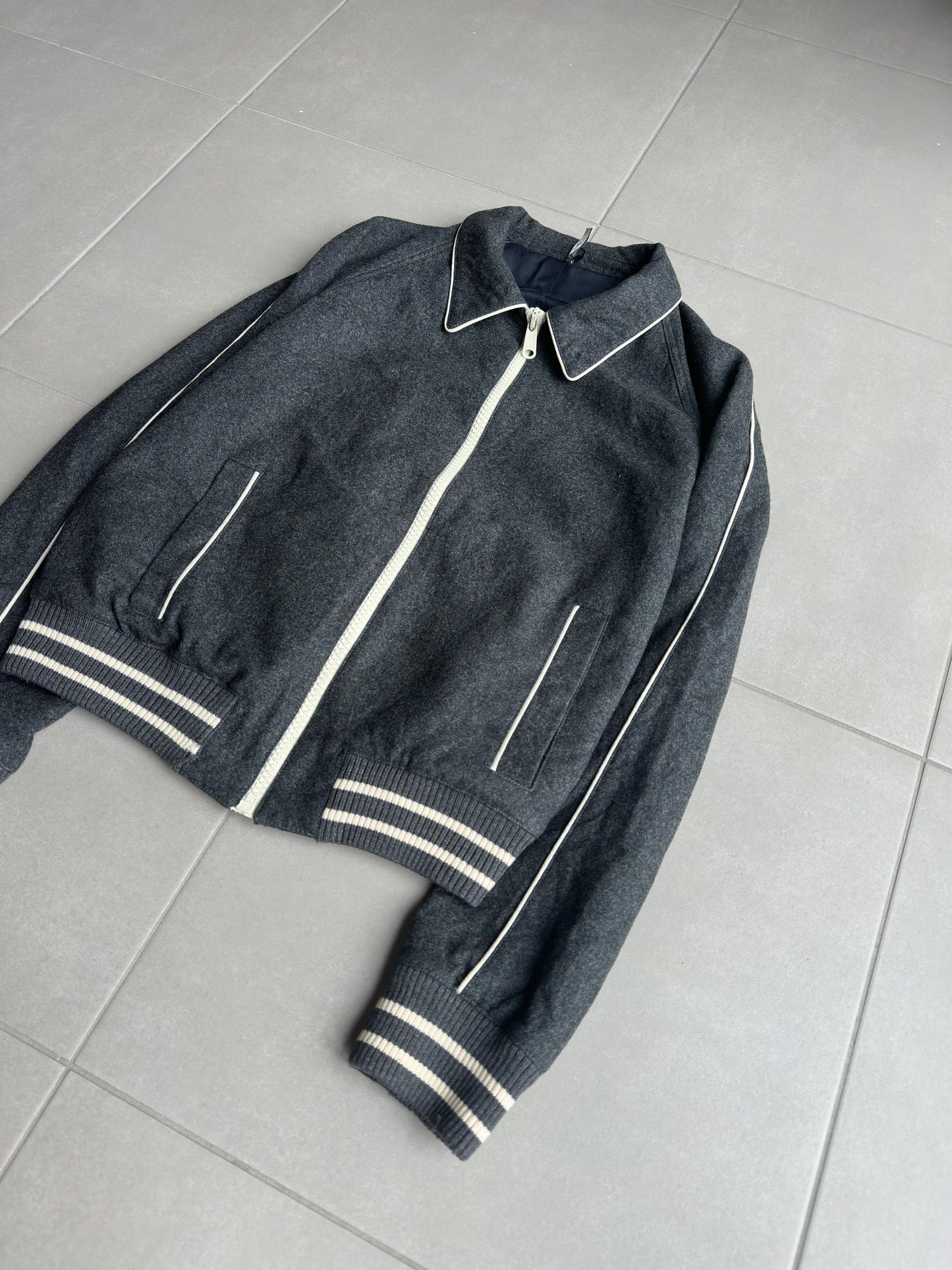 Dior Homme AW05 “In the morning” baseball/teddy jacket