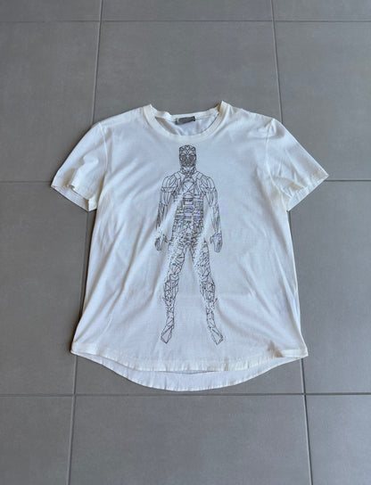 Dior Homme SS04 “Strip” Robot motif T-shirt