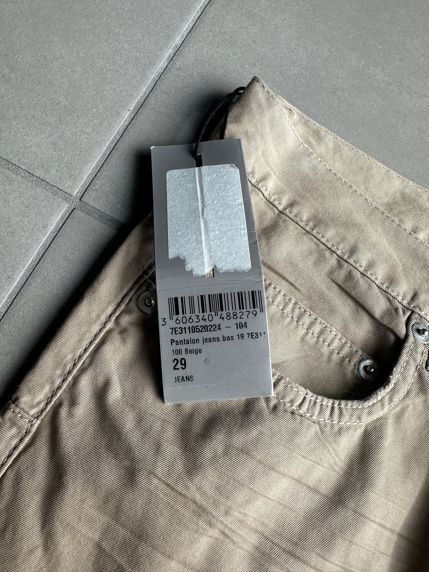 Dior Homme SS07 "We Look Good Together" whiskered trousers