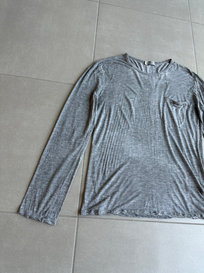 Dior Homme SS06 Semi sheer long sleeve pocket shirt