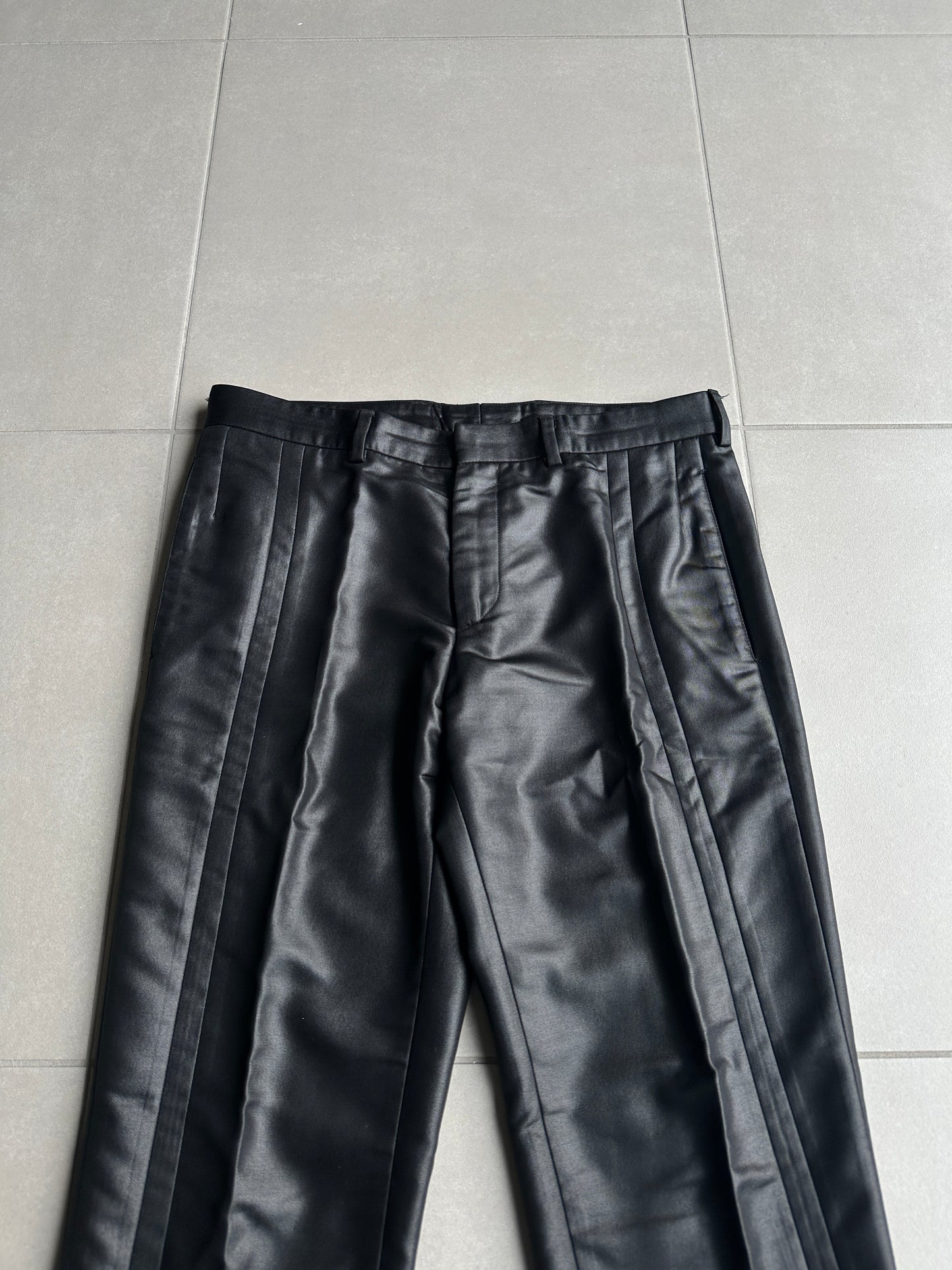 Dior homme AW02 “reflexion” coated trousers
