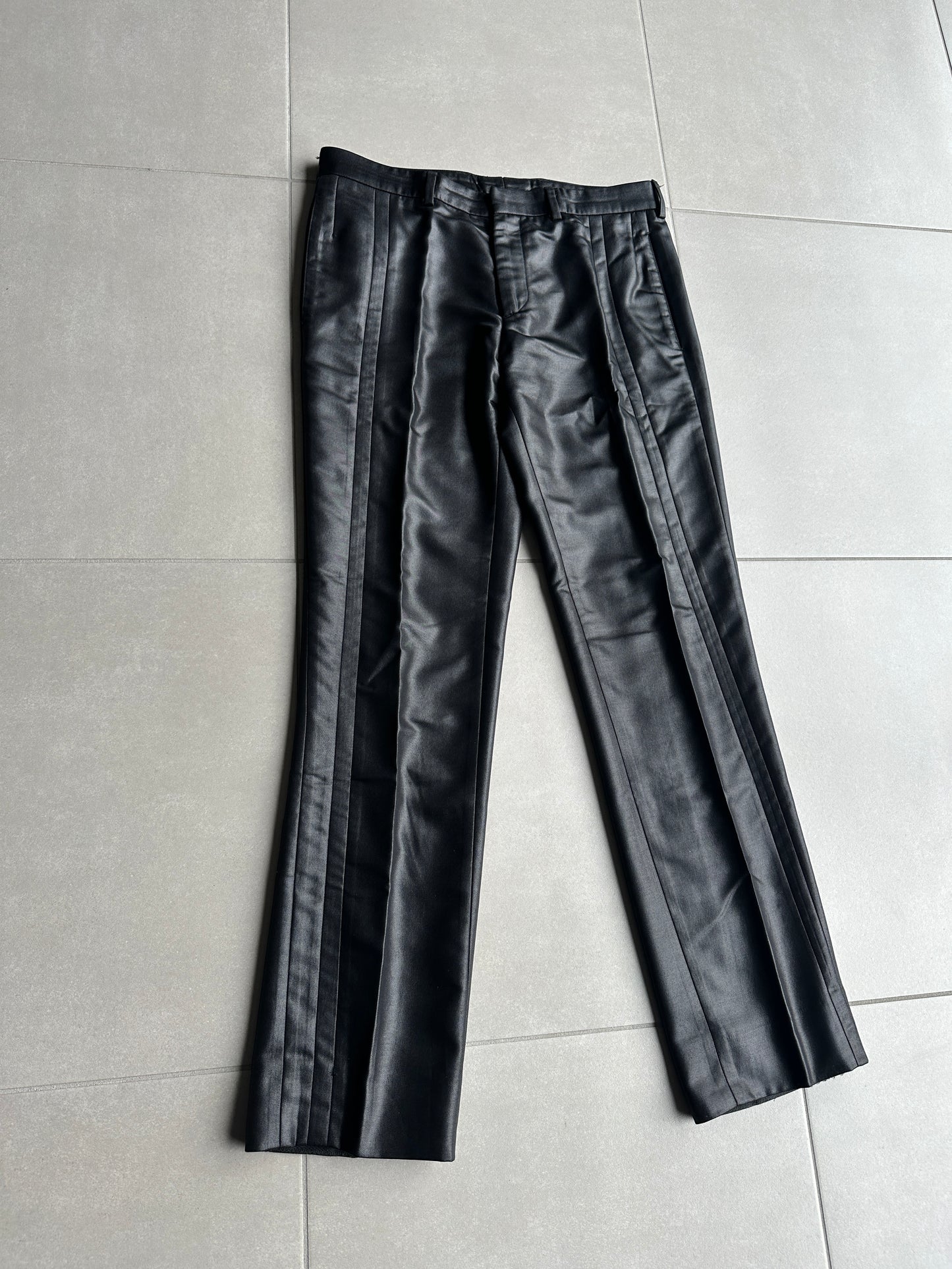 Dior homme AW02 “reflexion” coated trousers