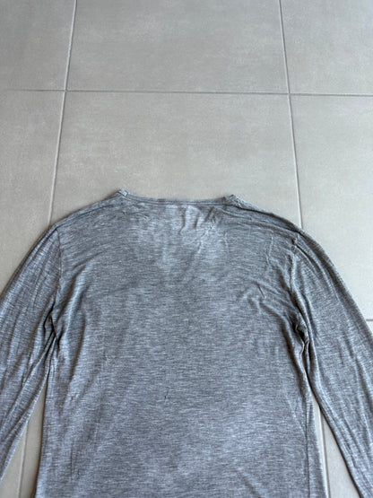 Dior Homme SS06 Semi sheer long sleeve pocket shirt
