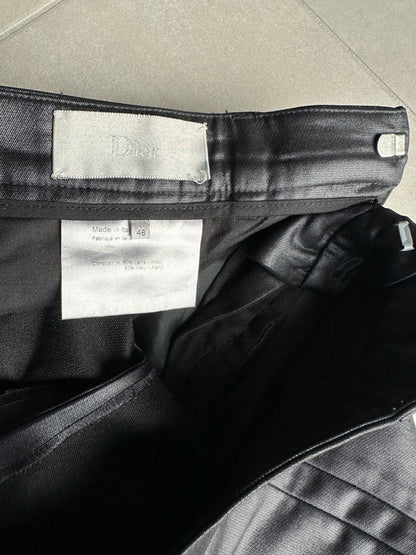 Dior homme AW02 “reflexion” coated trousers