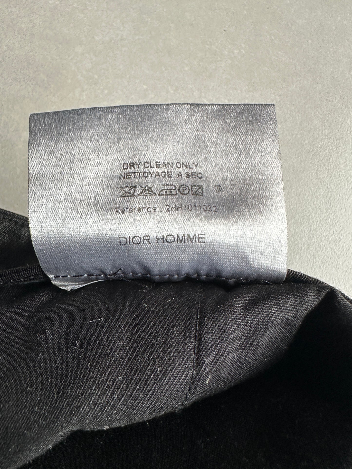 Dior homme AW02 “reflexion” coated trousers