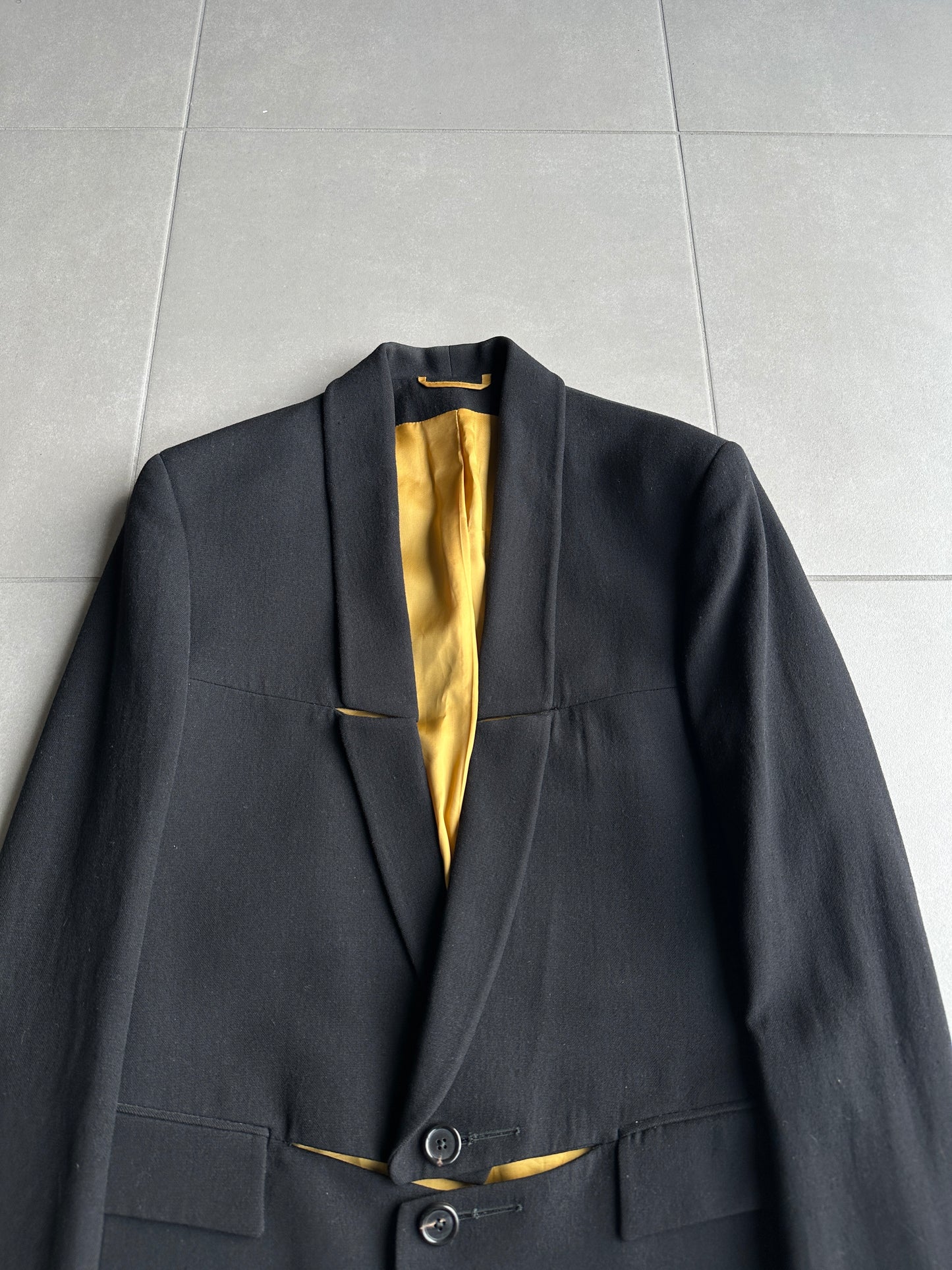 Ann Demeulemeester AW11 Split tailored jacket