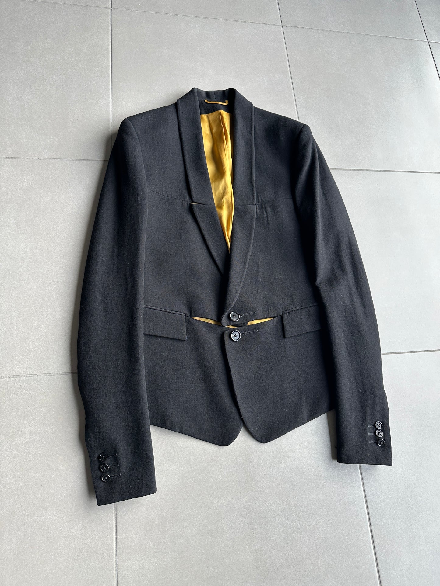 Ann Demeulemeester AW11 Split tailored jacket