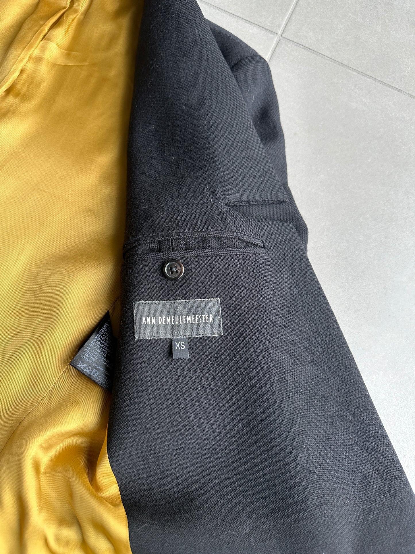 Ann Demeulemeester AW11 Split tailored jacket