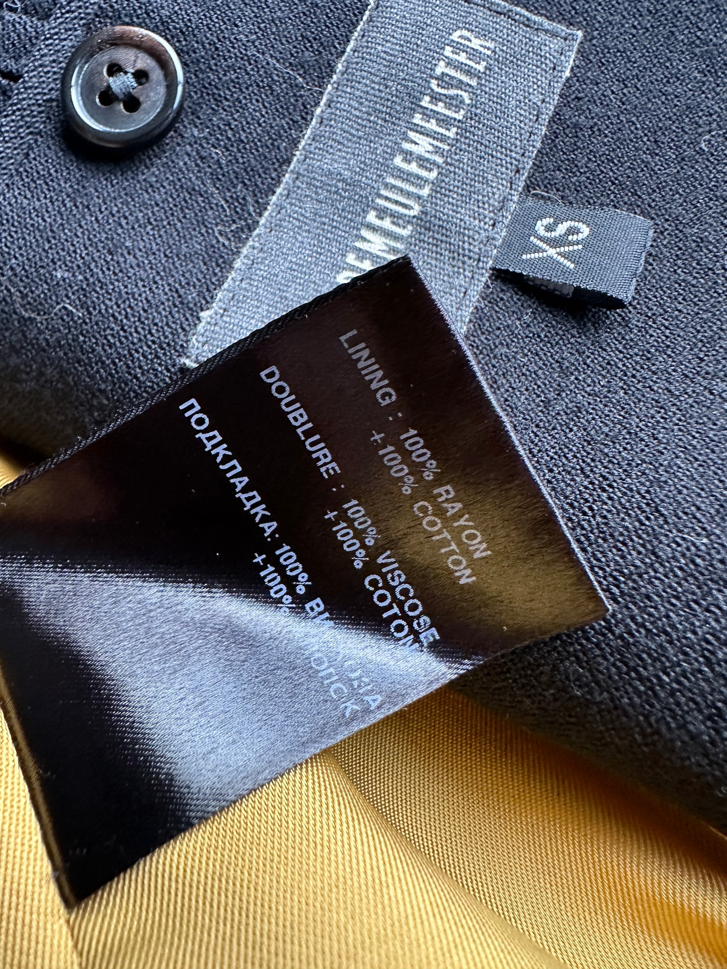 Ann Demeulemeester AW11 Split tailored jacket