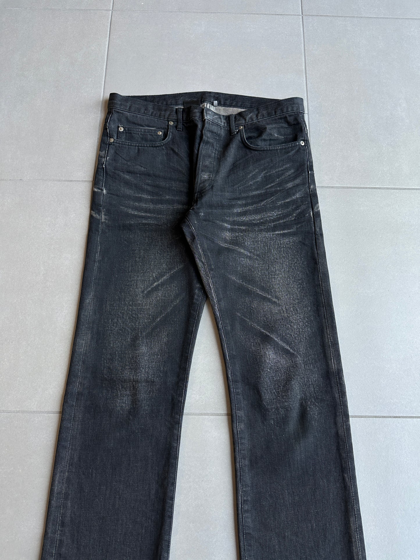 Dior Homme AW05 “In the morning” whiskered clawmark MIJ denim