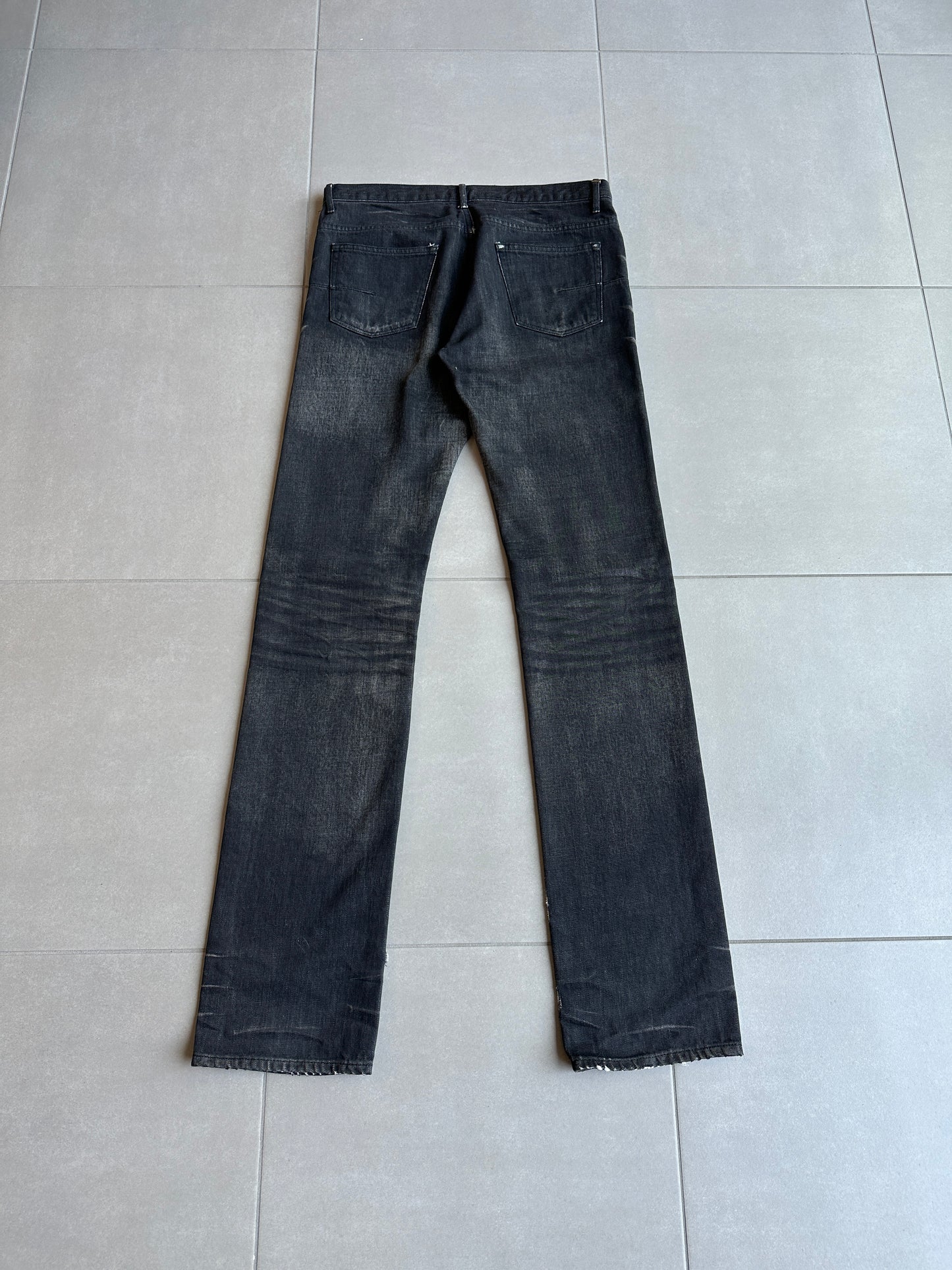 Dior Homme AW05 “In the morning” whiskered clawmark MIJ denim