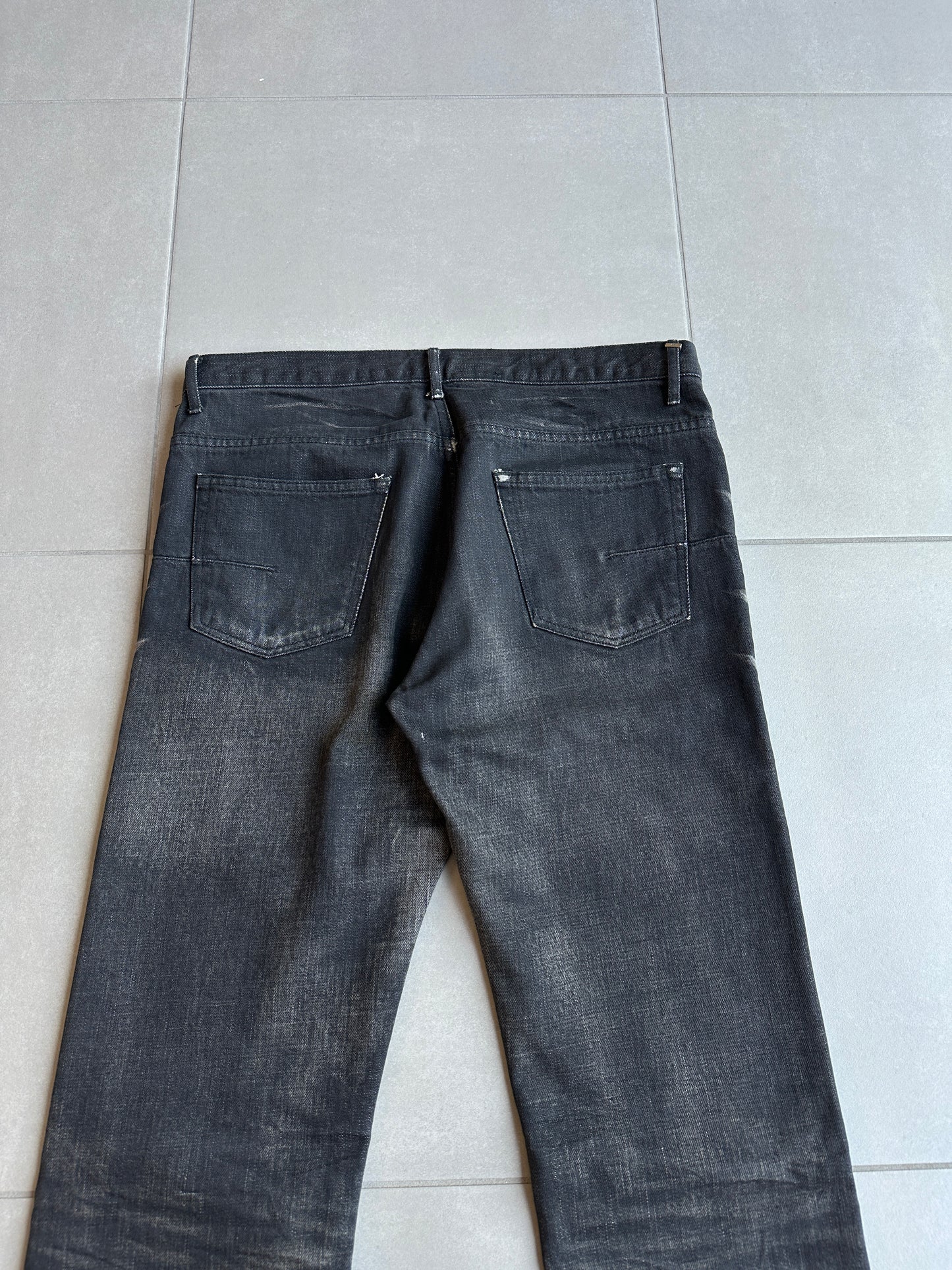 Dior Homme AW05 “In the morning” whiskered clawmark MIJ denim