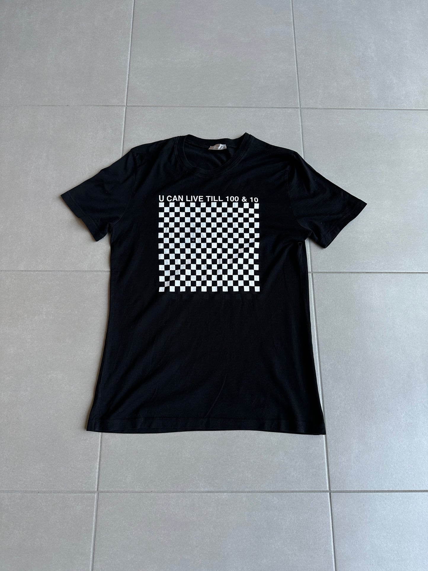 Dior Homme SS06 U CAN LIVE TILL 100 & 10 T-shirt