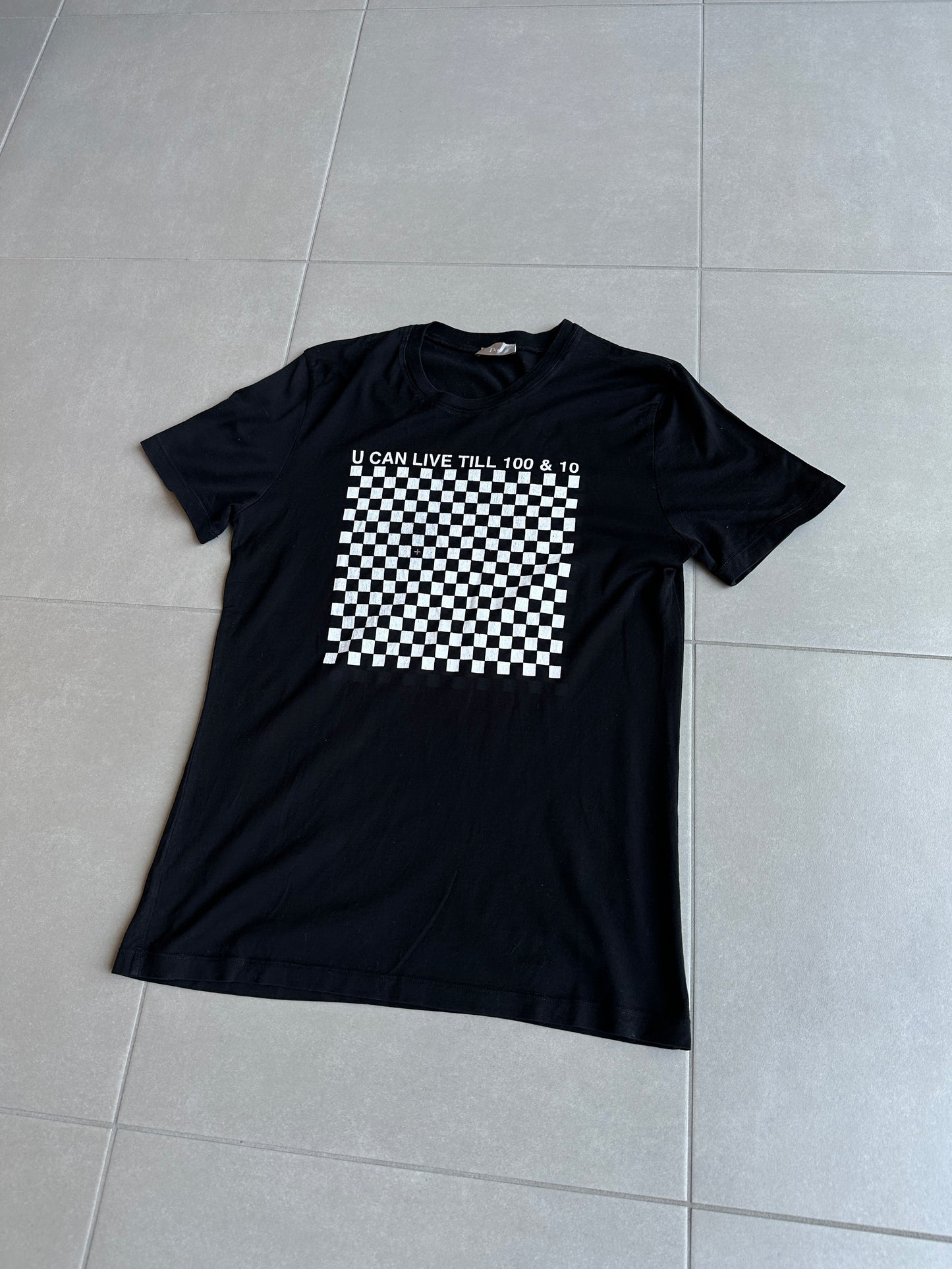 Dior Homme SS06 U CAN LIVE TILL 100 & 10 T-shirt