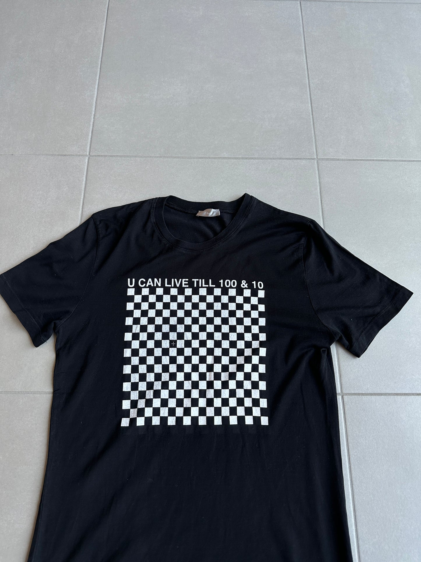 Dior Homme SS06 U CAN LIVE TILL 100 & 10 T-shirt
