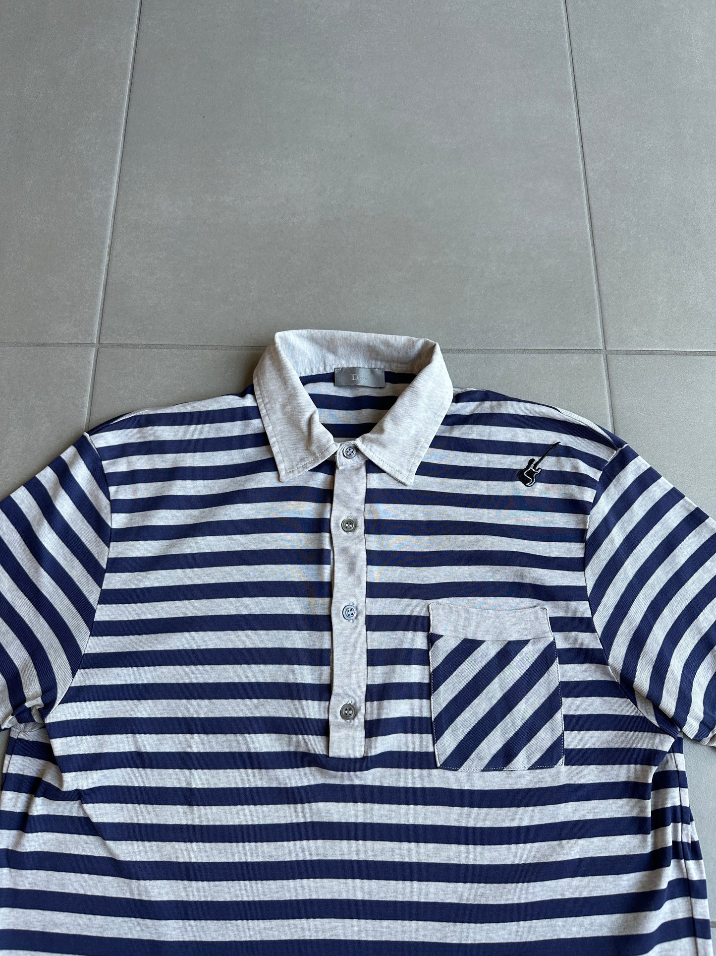 Dior Homme SS05 “BECK/Untitled” guitar motif polo