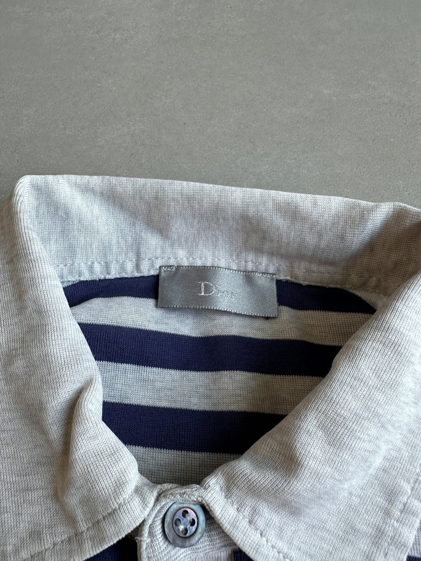 Dior Homme SS05 “BECK/Untitled” guitar motif polo