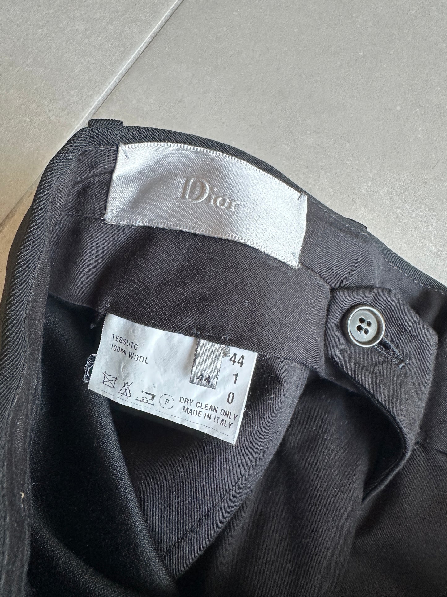 Dior Homme AW01 “Solitaire” Wool suit