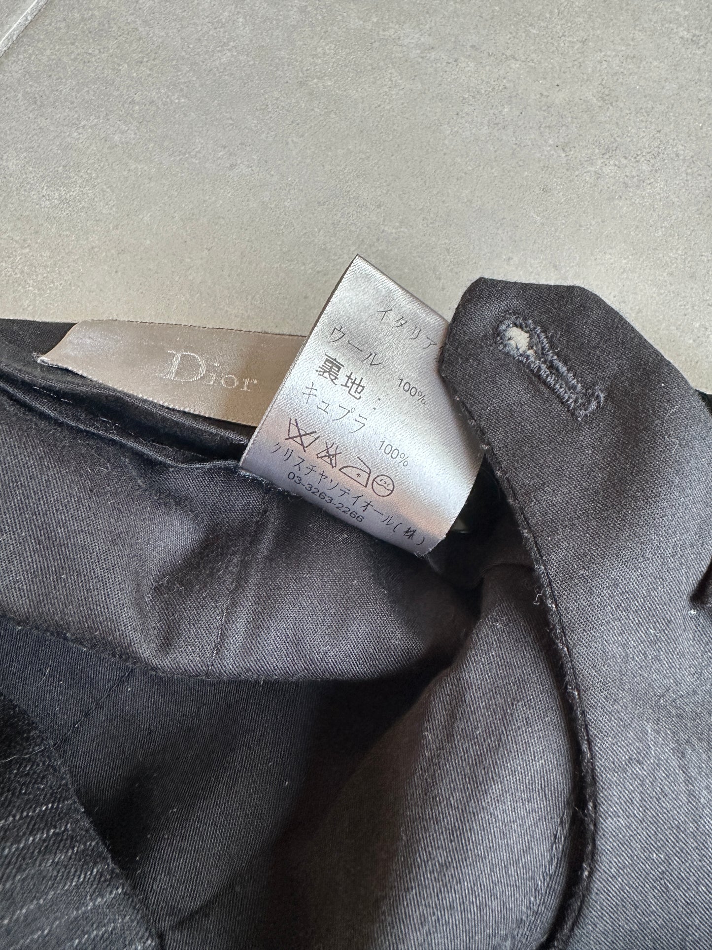 Dior Homme AW06 "These grey days" pinstripe suit