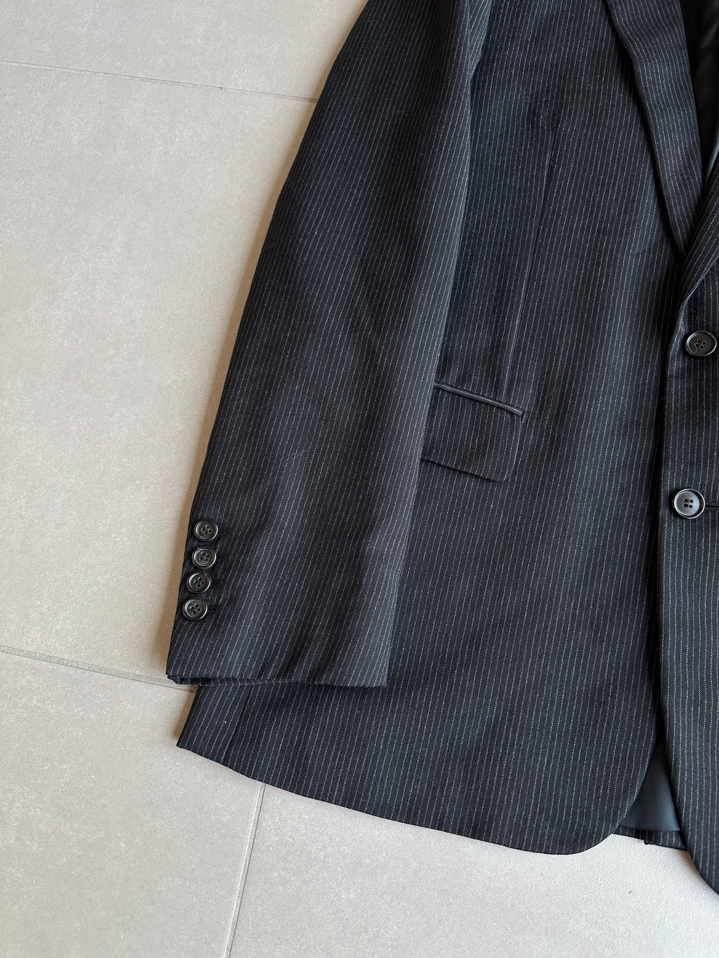 Dior Homme AW06 "These grey days" pinstripe suit