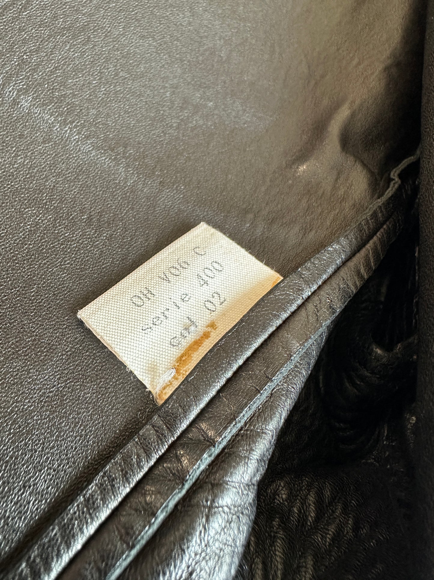 Yves Saint Laurent Rive Gauche AW1999 1/1 Sample lambskin jacket