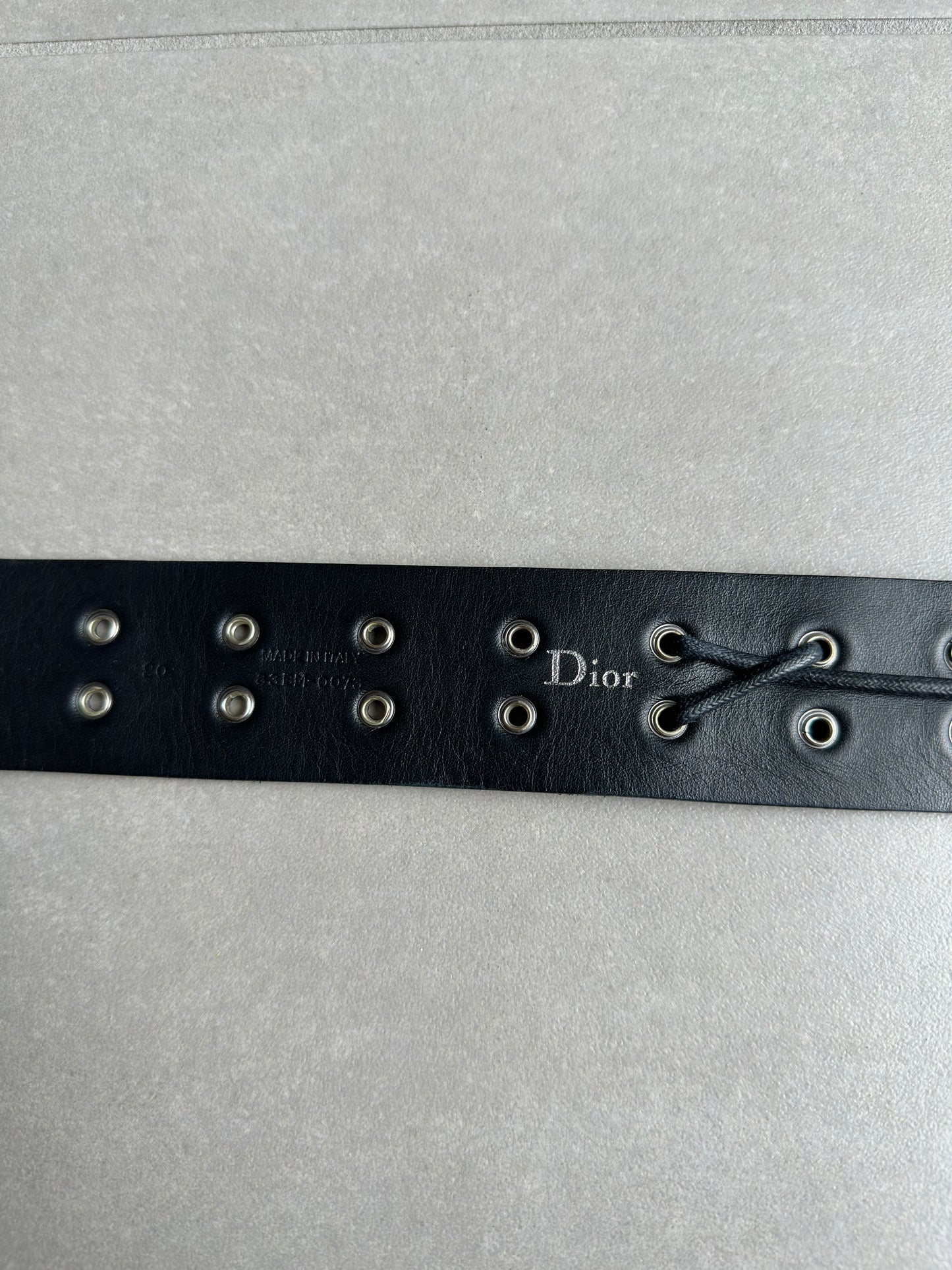 Dior Homme AW03 "Luster" leather belt