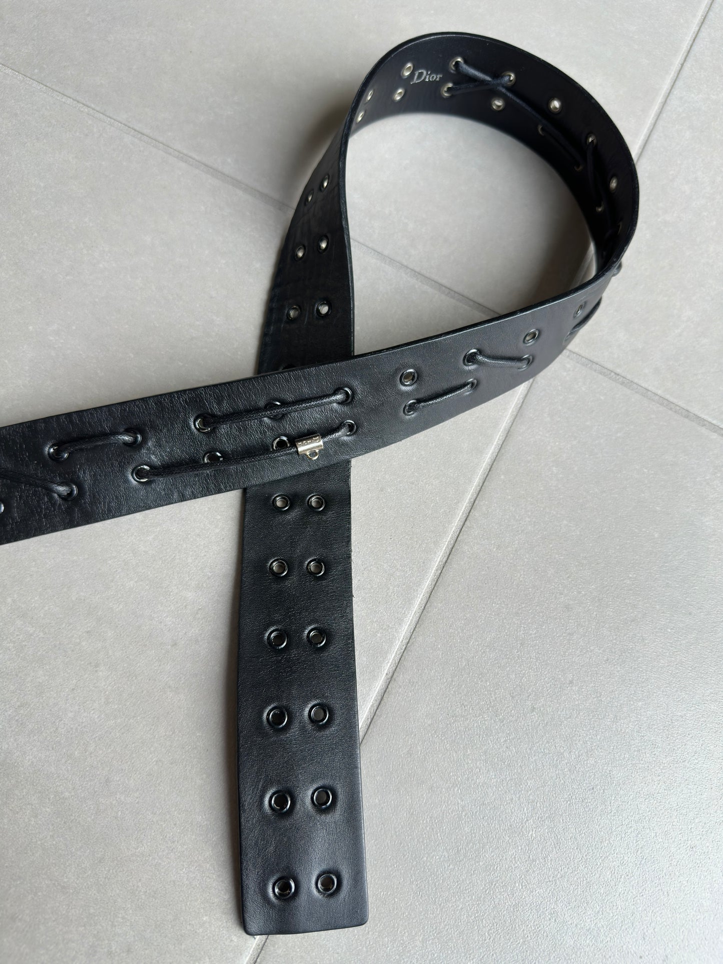 Dior Homme AW03 "Luster" leather belt