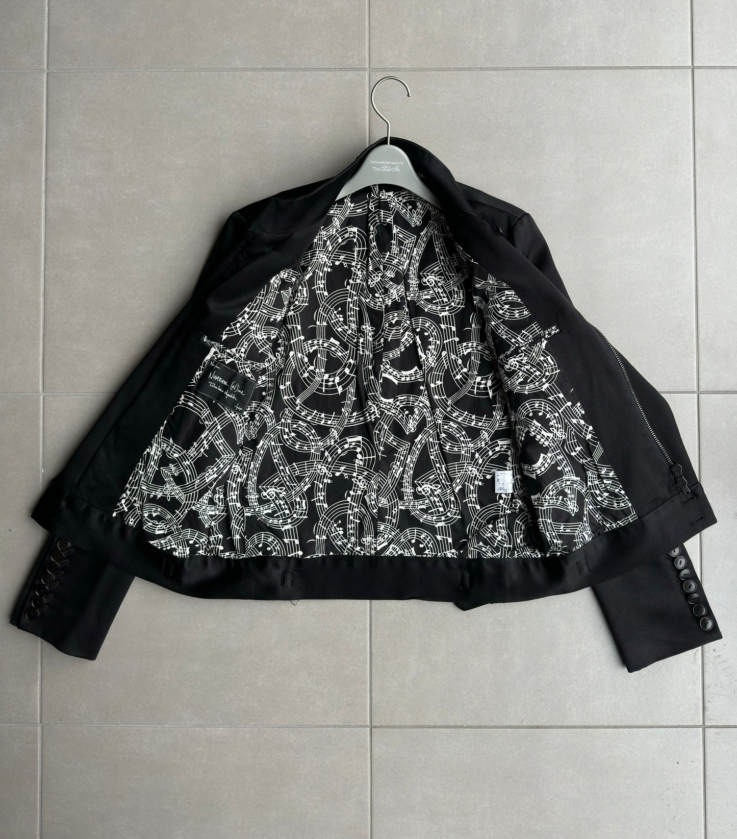 Number (N)ine SS07 "About a boy" silk jacket
